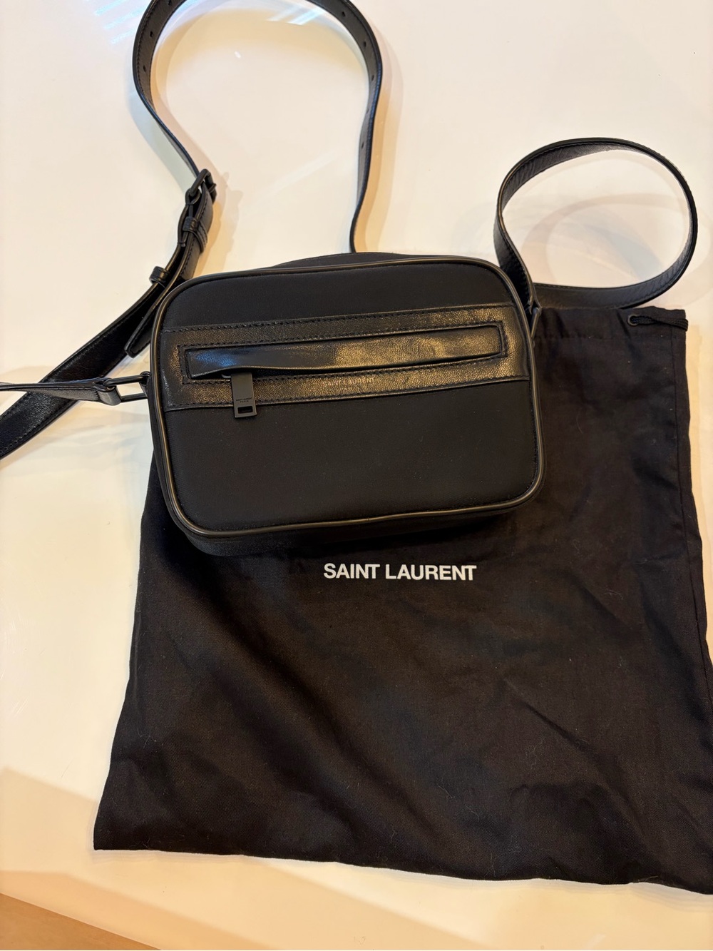 Saint Laurent Women’s Black Crossbody Camera Bag